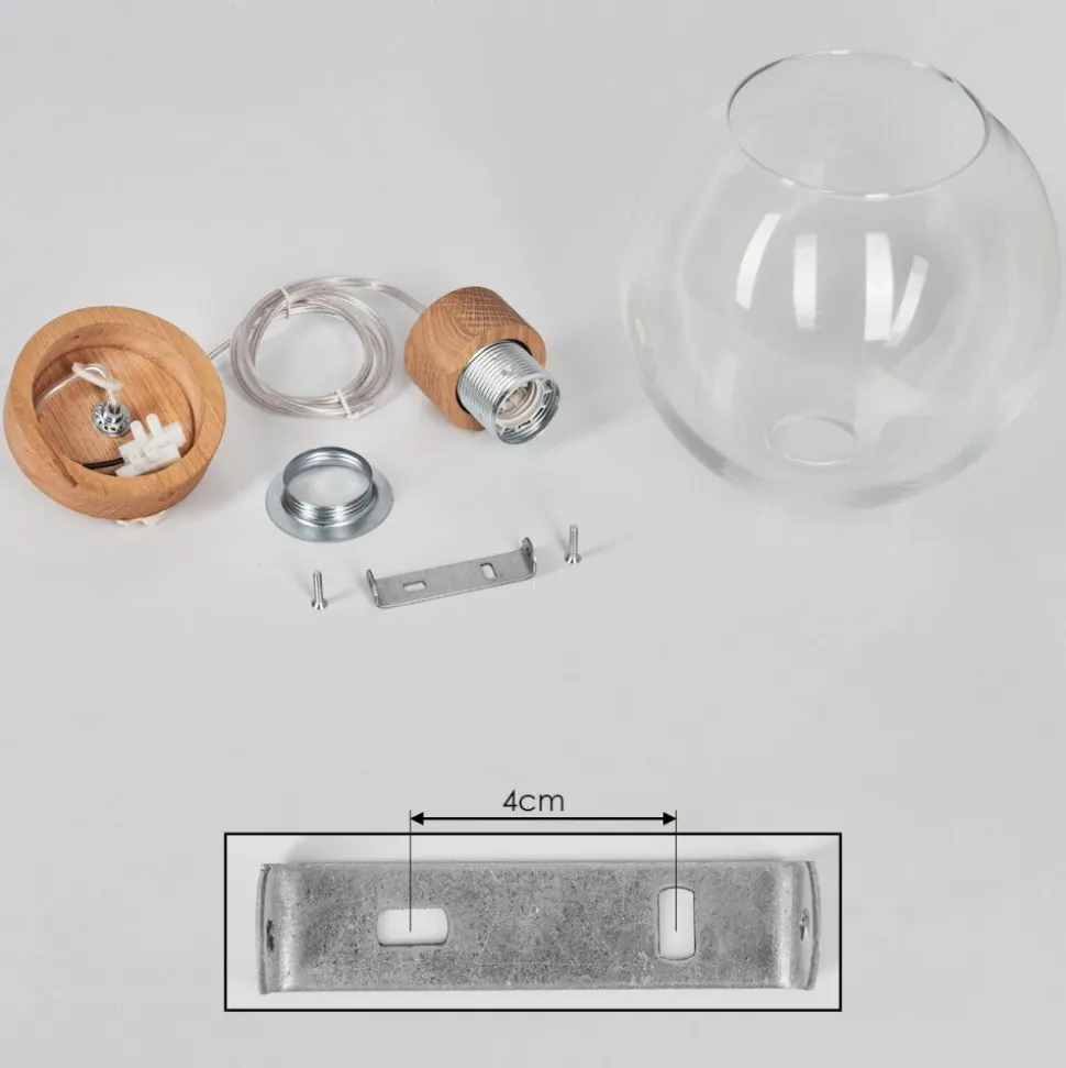 Suspension Andeer Ecru, 1 Lumiere
