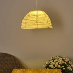 Suspension Augusta Led Creme, 1 Lumiere