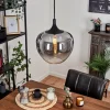 Suspension Azurara Noir, 1 Lumiere