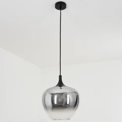 Suspension Azurara Noir, 1 Lumiere