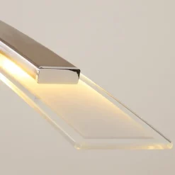 Suspension Balcairn Led Nickel Mat, 4 Lumieres