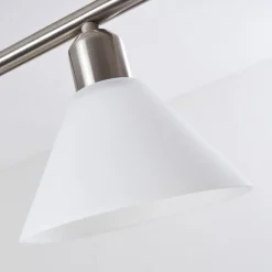 Suspension Bamenda Nickel Mat, 5 Lumieres