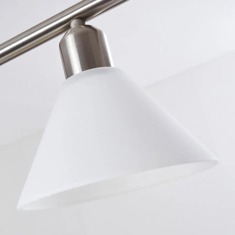 Suspension Bamenda Nickel Mat, 5 Lumieres