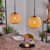 Suspension Bauro Ecru, 2 Lumieres