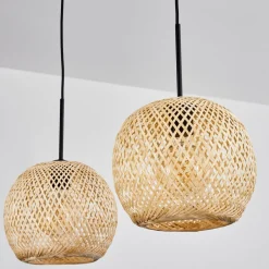 Suspension Bauro Ecru, 2 Lumieres