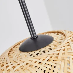 Suspension Bauro Ecru, 1 Lumiere