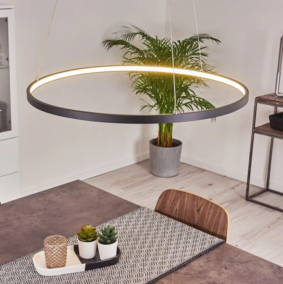 Suspension Calcium Led Anthracite, 1 Lumiere