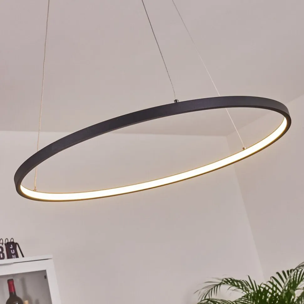 Suspension Calcium Led Anthracite, 1 Lumiere