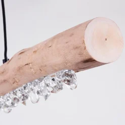 Suspension Calumet Led Brun, Noir, 1 Lumiere