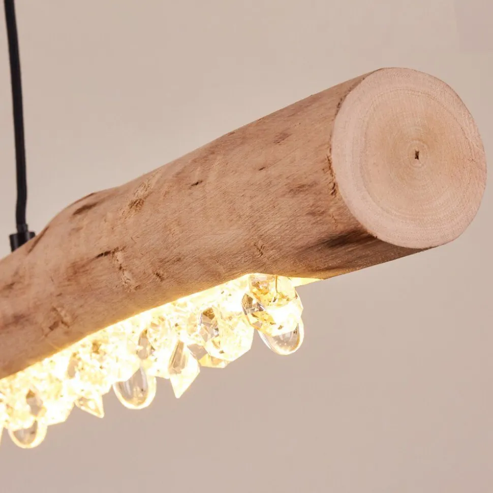 Suspension Calumet Led Brun, Noir, 1 Lumiere
