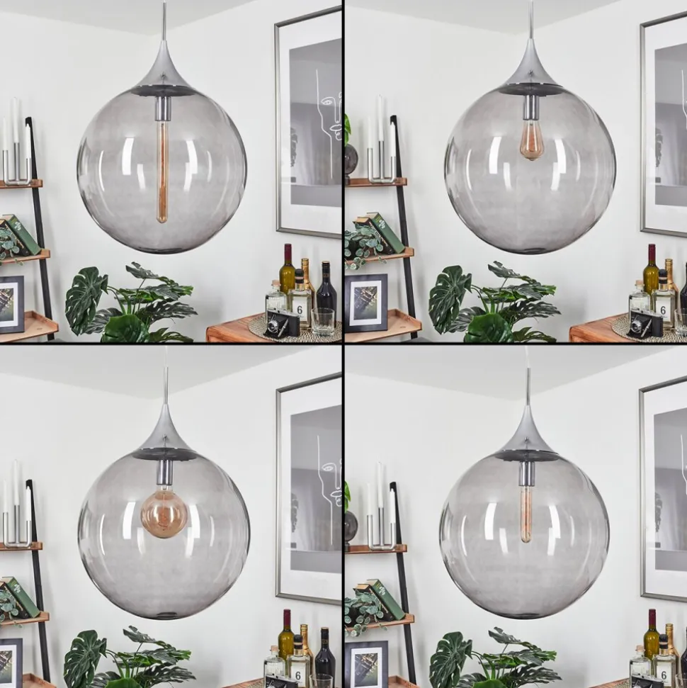 Suspension Calvisi Chrome, 1 Lumiere