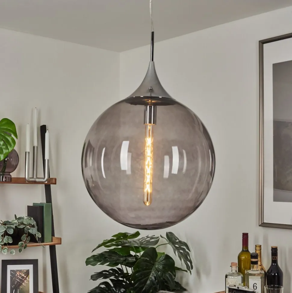 Suspension Calvisi Chrome, 1 Lumiere