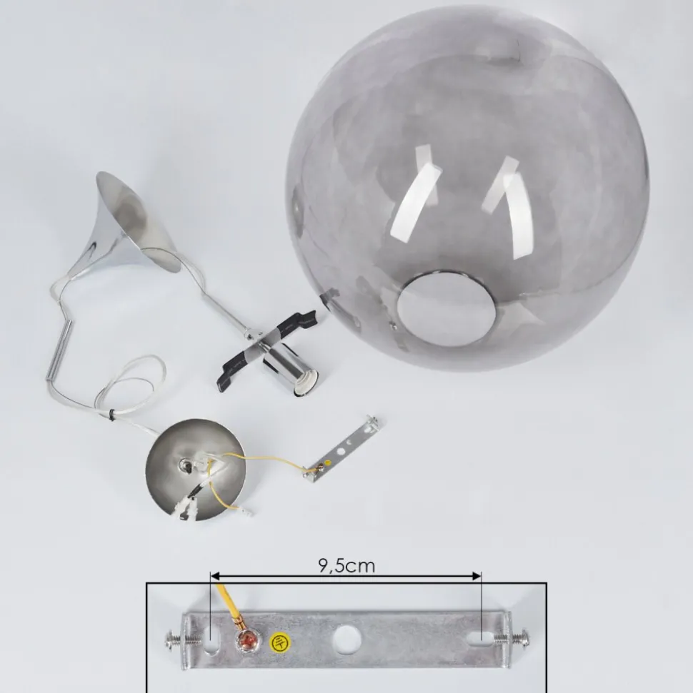 Suspension Calvisi Chrome, 1 Lumiere