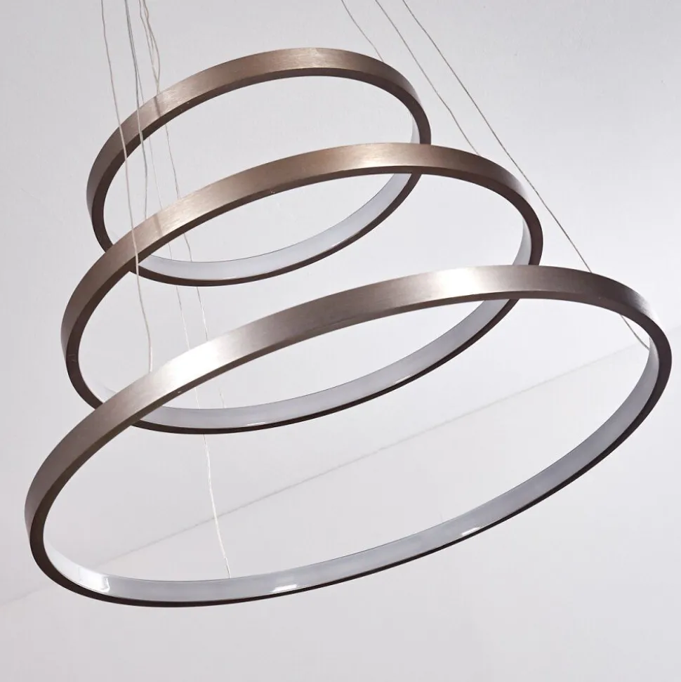 Suspension Canisteo Led Nickel Mat, 3 Lumieres
