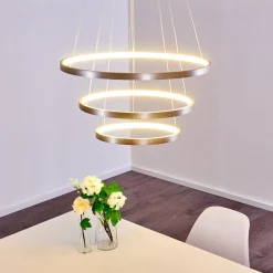 Suspension Canisteo Led Nickel Mat, 3 Lumieres