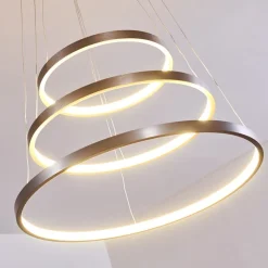 Suspension Canisteo Led Nickel Mat, 3 Lumieres