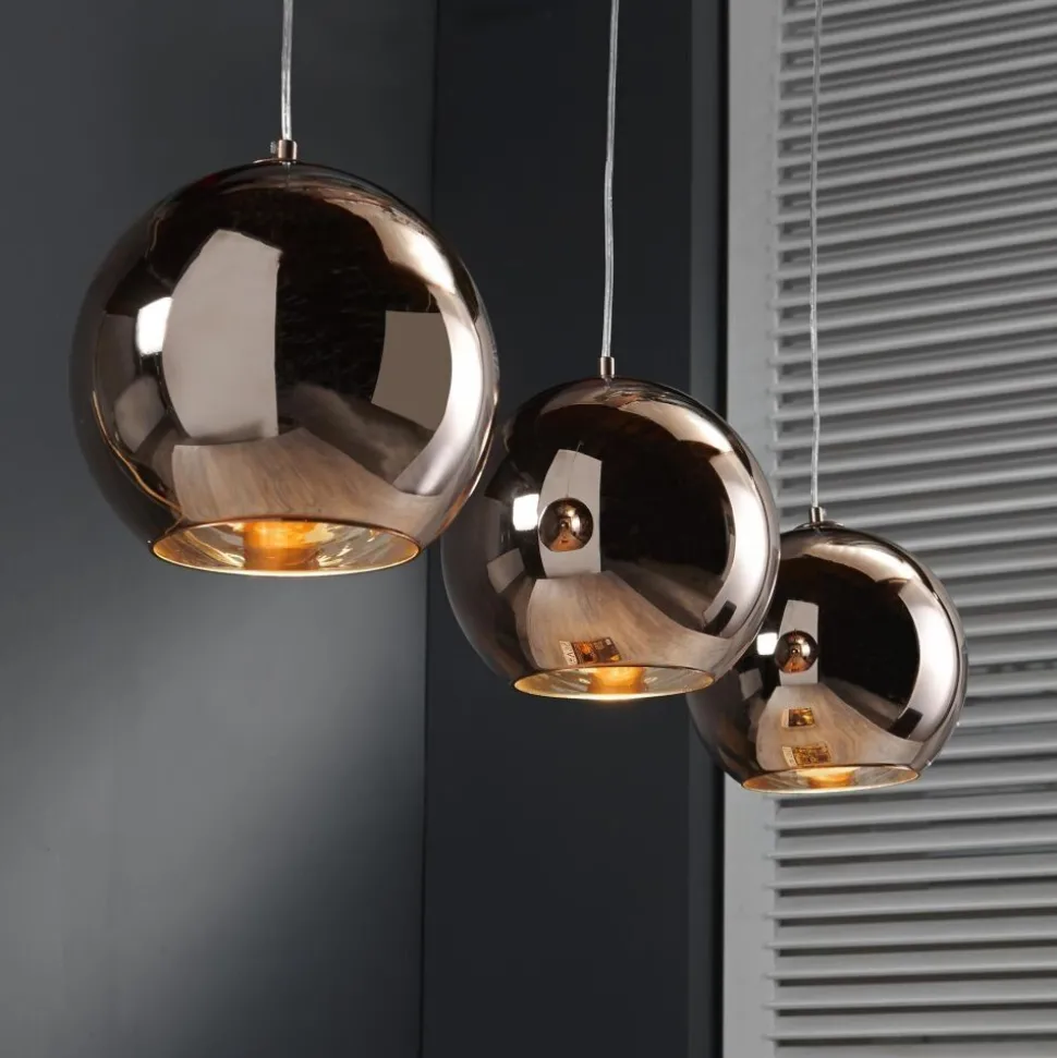 Suspension Cattenscop Cuivre, 3 Lumieres