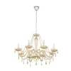 Suspension Eglo Basilano Chrome, 8 Lumieres