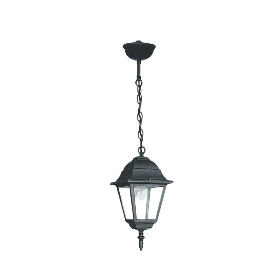 Suspension Exterieur Lutec Roma Anthracite, 1 Lumiere
