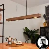 Suspension Giresta Led Noir, 6 Lumieres