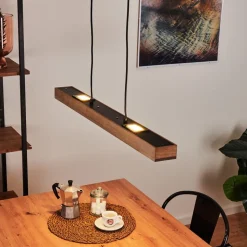 Suspension Giresta Led Noir, 6 Lumieres