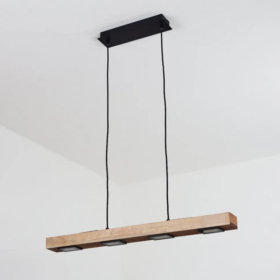 Suspension Giresta Led Noir, 6 Lumieres
