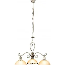 Suspension Globo Sassari Vieux Laiton, 3 Lumieres