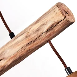 Suspension Gondo Rouille, 3 Lumieres