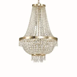 Suspension Ideal Lux Caesar Chrome, 9 Lumieres