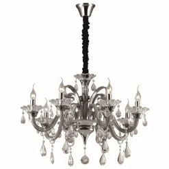 Suspension Ideal Lux Colossal Chrome, 8 Lumieres