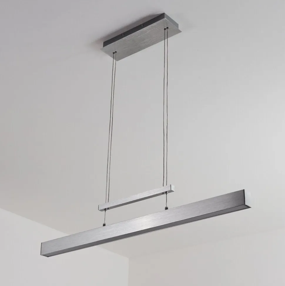 Suspension Ifo Led Aluminium Brosse, 3 Lumieres