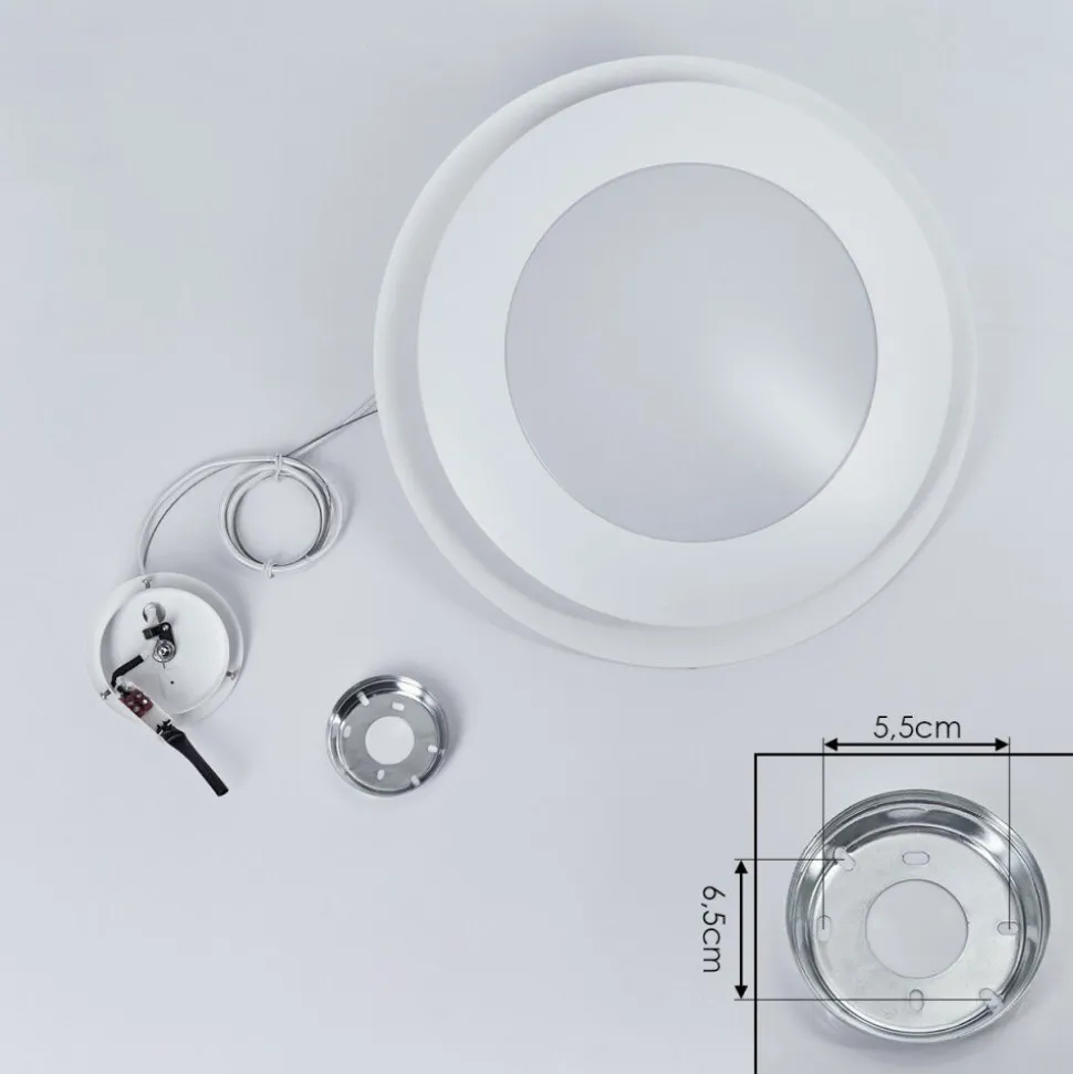 Suspension Ittingen Led Blanc, 1 Lumiere, Changeur De Couleurs