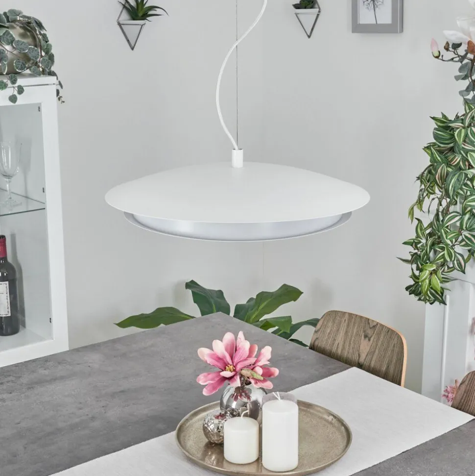 Suspension Ittingen Led Blanc, 1 Lumiere, Changeur De Couleurs