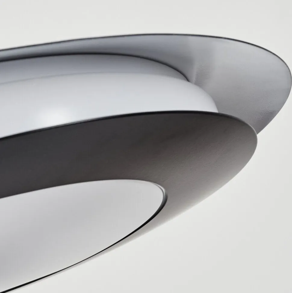 Suspension Ittingen Led Noir, 1 Lumiere, Changeur De Couleurs