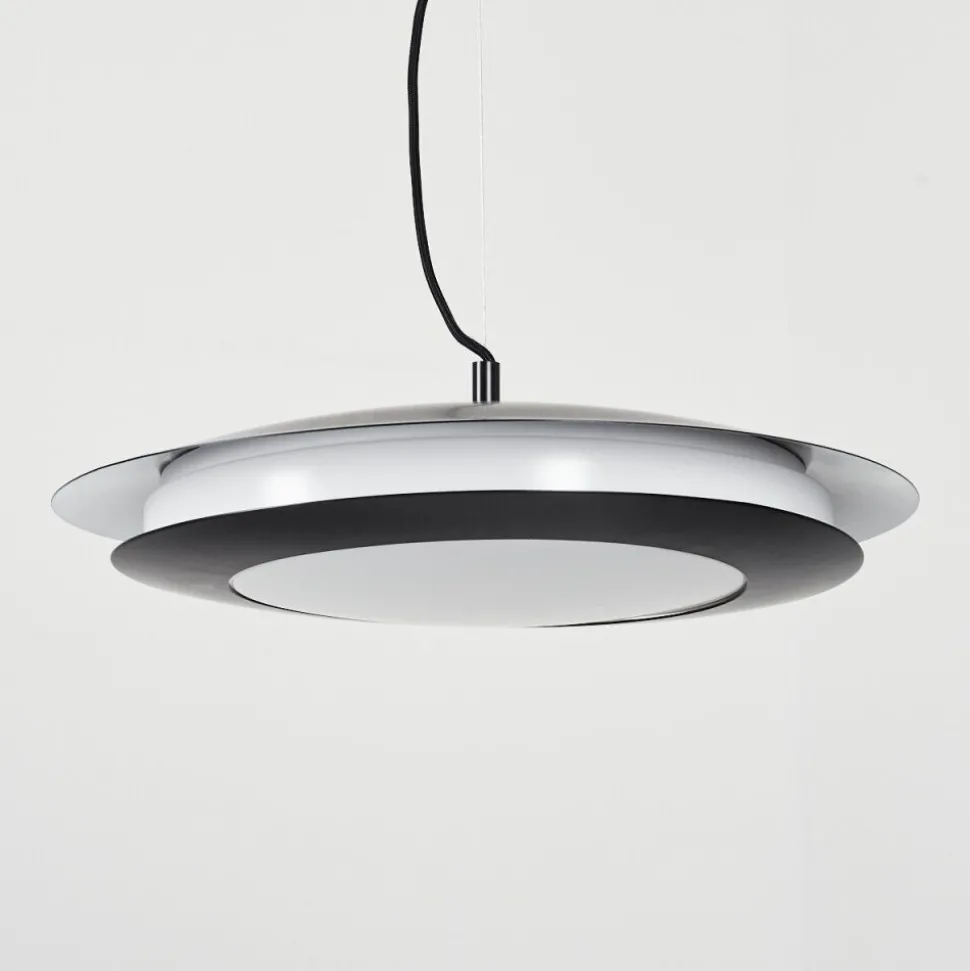 Suspension Ittingen Led Noir, 1 Lumiere, Changeur De Couleurs