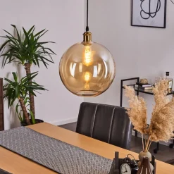Suspension Lololo Laiton, 1 Lumiere