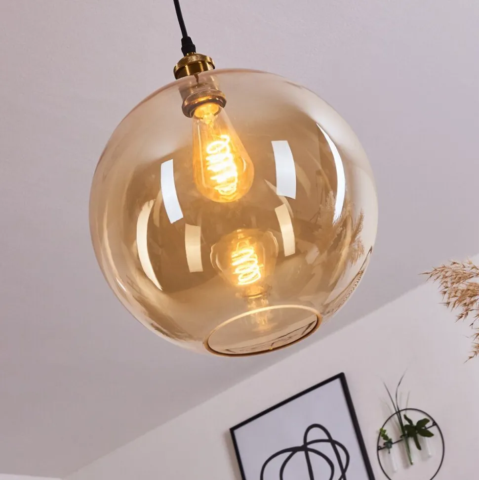 Suspension Lololo Laiton, 1 Lumiere