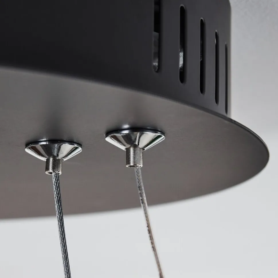 Suspension Melosa Led Noir, 1 Lumiere