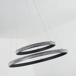 Suspension Melosa Led Noir, 1 Lumiere