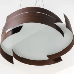 Suspension Novara Brun, 3 Lumieres