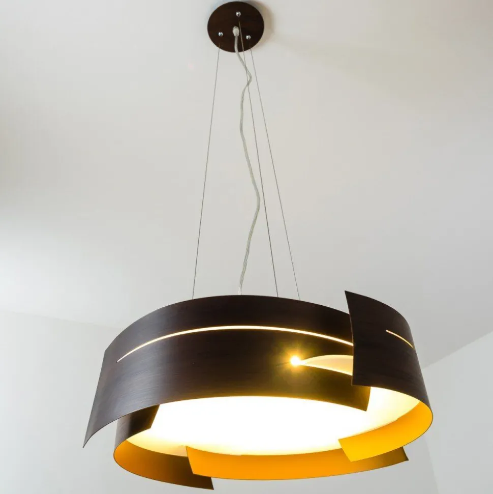 Suspension Novara Brun, 3 Lumieres