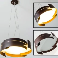 Suspension Novara Brun, 3 Lumieres