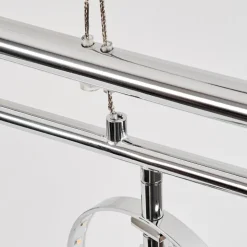Suspension Ogoki Led Chrome, 4 Lumieres