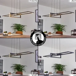 Suspension Omega Led Noir, 1 Lumiere