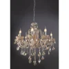 Suspension Paul Neuhaus Gracia Champagne, 8 Lumieres
