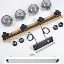Suspension Podre Ecru, 4 Lumieres