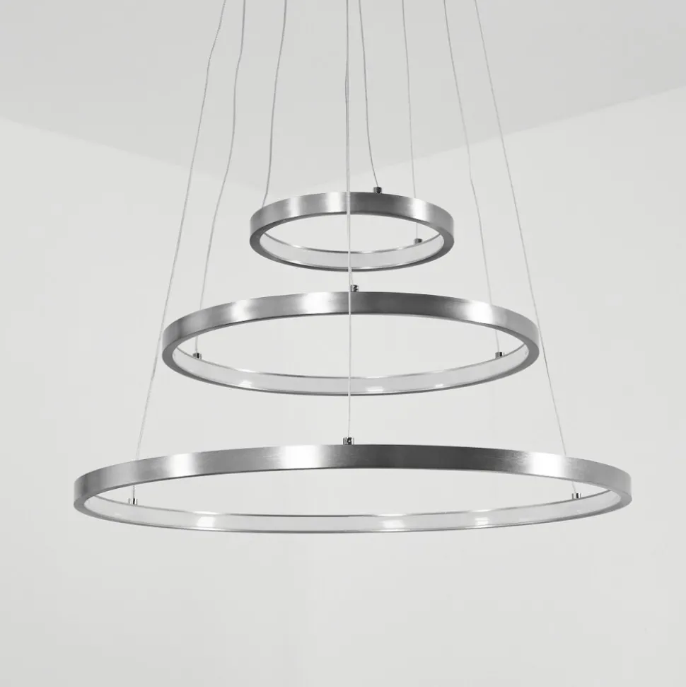 Suspension Preci Led Nickel Mat, 1 Lumiere