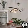 Suspension Preci Led Noir, 1 Lumiere