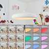 Suspension Rhone Led Blanc, 1 Lumiere, Changeur De Couleurs