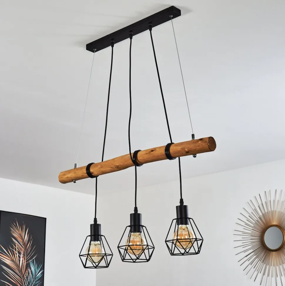 Suspension Seegaard Brun, 3 Lumieres